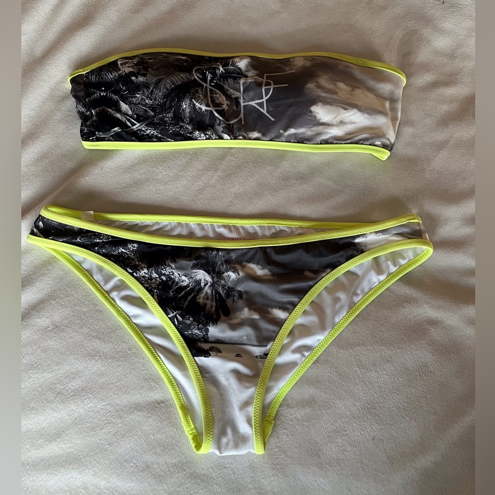 VS Surf Palm Neon Bandeau Bikini